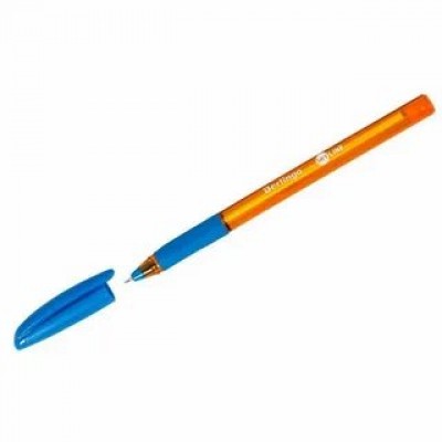 Ручка KAZMIR шариковая трехгран.с гриппом оранж.корпус 8699 (30шт/уп)
